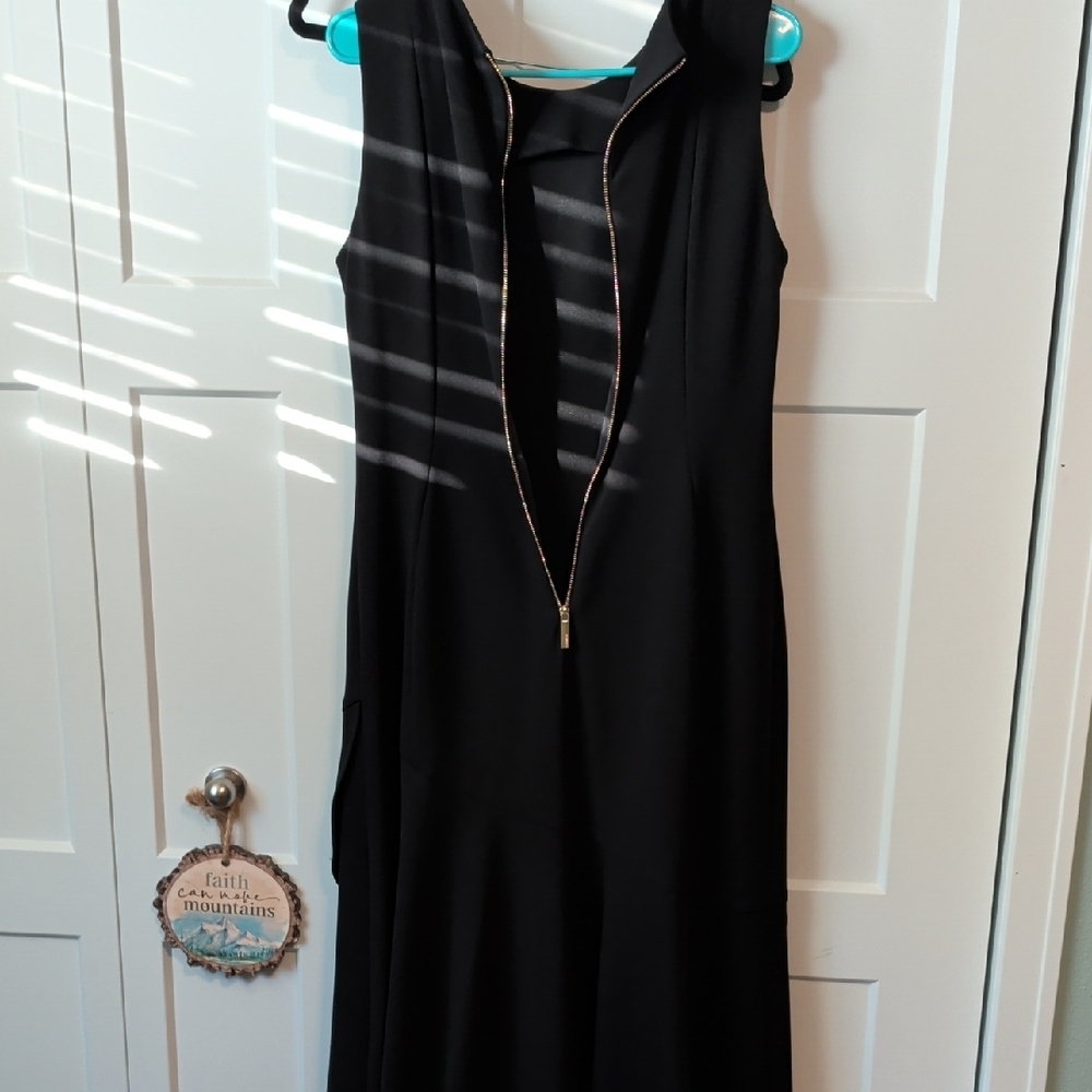 Calvin Klein Black Asymmetrical Dress - Picture 5 of 7